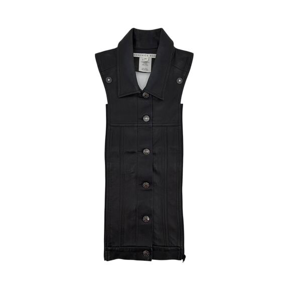 Veronica Beard Jackets & Blazers - VERONICA BEARD Slate Dickey in Black Lamb Leather